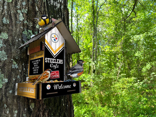 Fan Creations Home Decor Pittsburgh Steelers  Bird Feeder