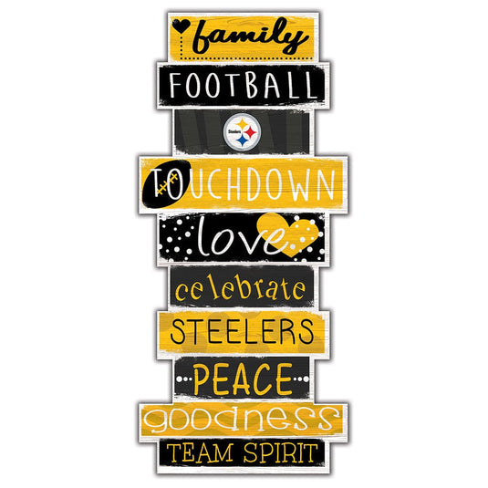 Fan Creations Wall Decor Pittsburgh Steelers Celebration Stack 24