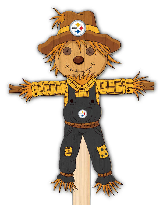 Fan Creations Garden Pittsburgh Steelers Scarecrow Yard Stake