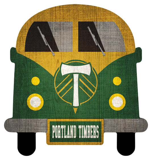 Fan Creations Team Bus Portland Timbers 12" Team Bus Sign