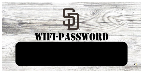 Fan Creations 6x12 Horizontal San Diego Padres Wifi Password 6x12 Sign