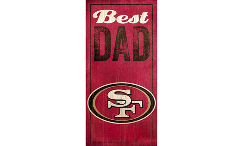 Fan Creations Wall Decor San Francisco 49ers Best Dad Sign