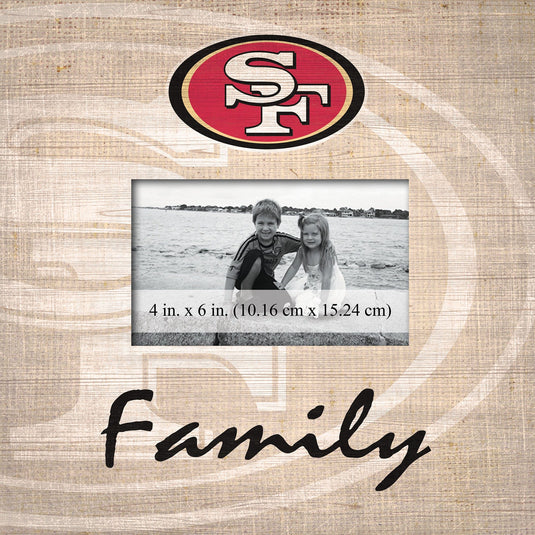 Fan Creations Home Decor San Francisco 49ers  Family Frame