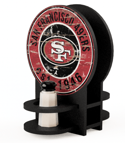 Fan Creations Decor Furniture San Francisco 49ers Team Circle Napkin Holder