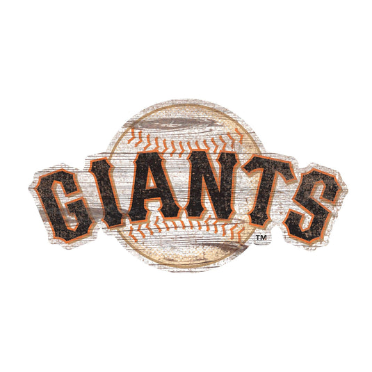 Fan Creations 24" Signs San Francisco Giants Distressed Logo Cutout Sign