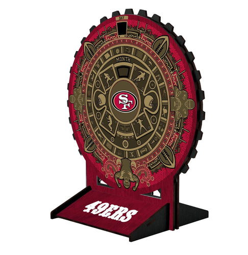 Fan Creations Desktop San Fransisco 49ers 8in Circle Desktop Calendar