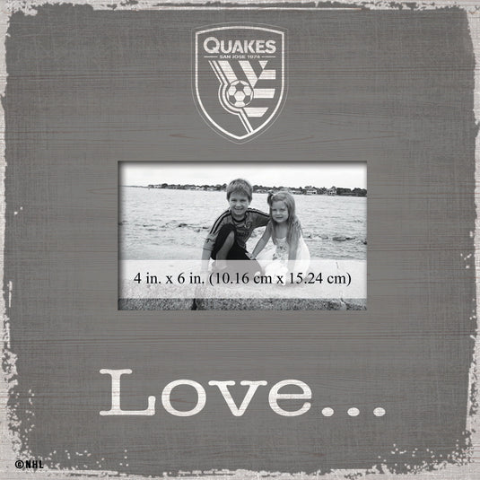 Fan Creations Home Decor San Jose Earthquakes  Love Picture Frame