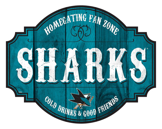 Fan Creations Home Decor San Jose Sharks Homegating Tavern 12in Sign