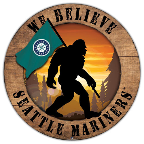 Fan Creations Wall Decor Seattle Mariners Bigfoot 12in Circle