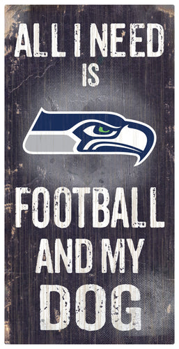 Fan Creations 6x12 Sign Seattle Seahawks My Dog 6x12 Sign
