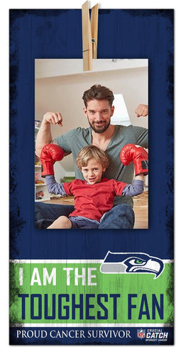 Fan Creations Home Decor Seattle Seahawks Toughest Fan Clothespin 6x12