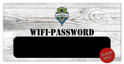 Fan Creations 6x12 Horizontal Seattle Sounders Wifi Password 6x12 Sign