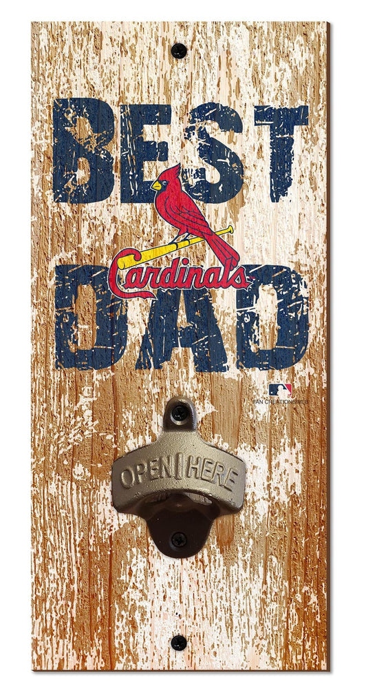 Fan Creations Home Decor St. Louis Cardinals  Best Dad Bottle Opener