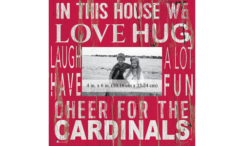 Fan Creations Home Decor St Louis Cardinals  In This House 10x10 Frame