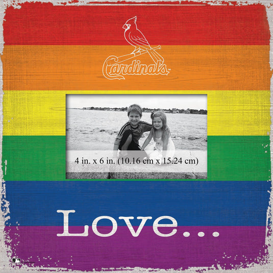 Fan Creations Home Decor St Louis Cardinals  Love Pride 10x10 Frame