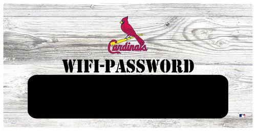 Fan Creations 6x12 Horizontal St. Louis Cardinals Wifi Password 6x12 Sign