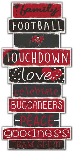 Fan Creations Wall Decor Tampa Bay Buccaneers Celebration Stack 24