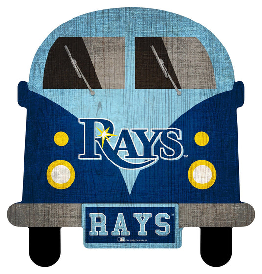 Fan Creations Wall Decor Tampa Bay Rays 12in Team Bus Sign