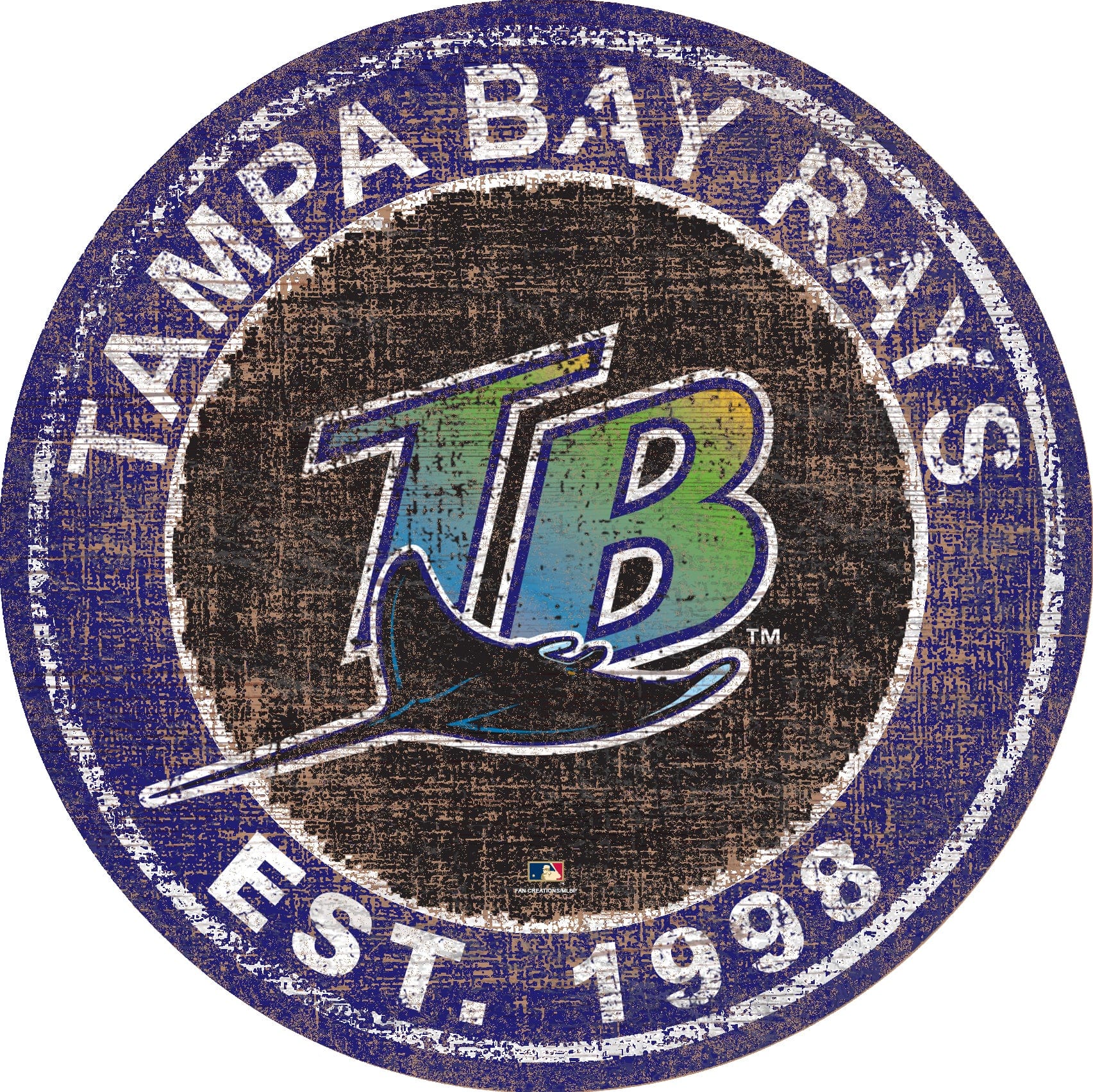 Tampa Bay Rays Heritage Logo Round – Fan Creations GA