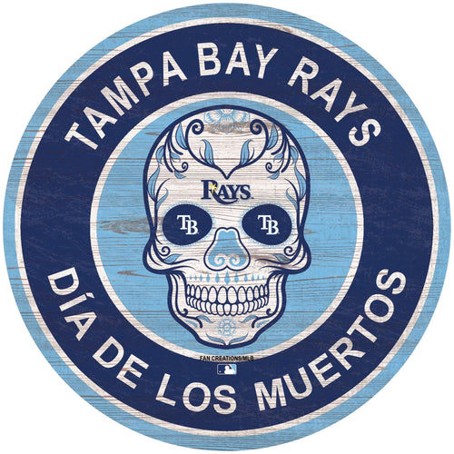 Fan Creations Holiday Home Decor Tampa Bay Rays Sugar Skull Circle