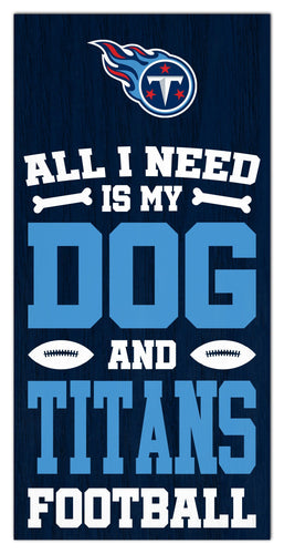 Fan Creations Home Decor Tennessee Titans All I Need Is My Dog & Football