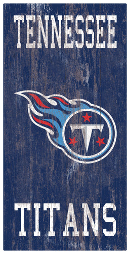 Fan Creations Home Decor Tennessee Titans Heritage Logo W/ Team Name 6x12