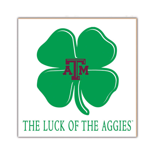 Fan Creations Home Decor Texas A&M   Luck Of The Team 10x10