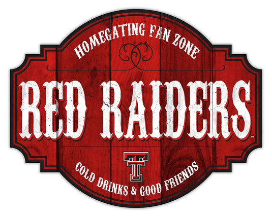 Fan Creations Home Decor Texas Tech Homegating Tavern 12in Sign