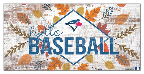 Fan Creations Holiday Home Decor Toronto Blue Jays Hello Baseball 6x12