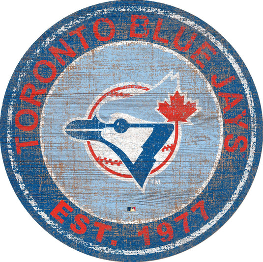 Fan Creations Home Decor Toronto Blue Jays Heritage Logo Round