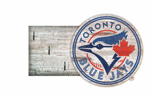 Fan Creations Wall Decor Toronto Blue Jays Key Holder 6x12