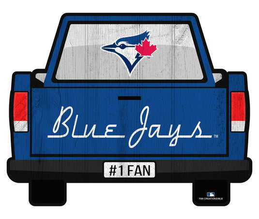 Fan Creations Home Decor Toronto Blue Jays Slogan Truck Back Vintage 12in