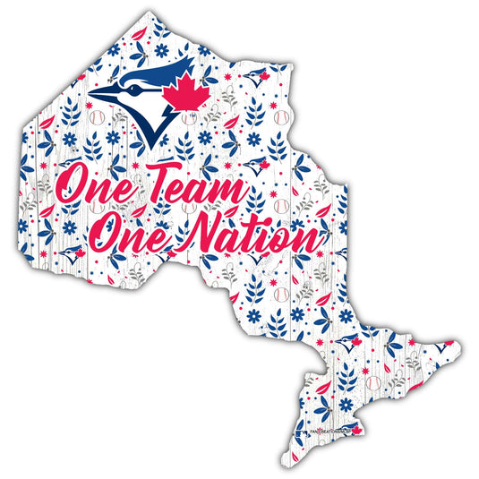 Fan Creations Wall Decor Toronto Blue Jays State Sign 24in