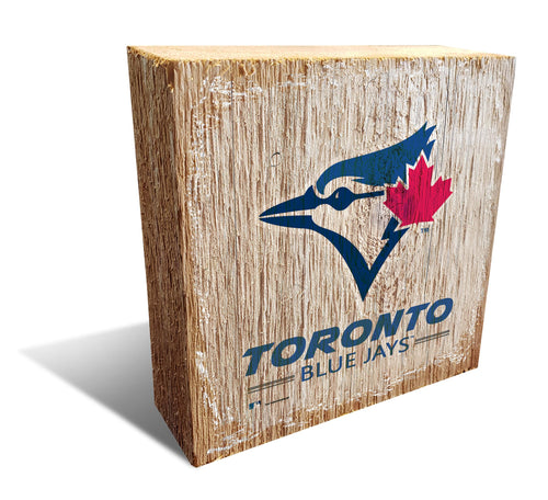 Fan Creations Desktop Stand Toronto Blue Jays Team Logo Block