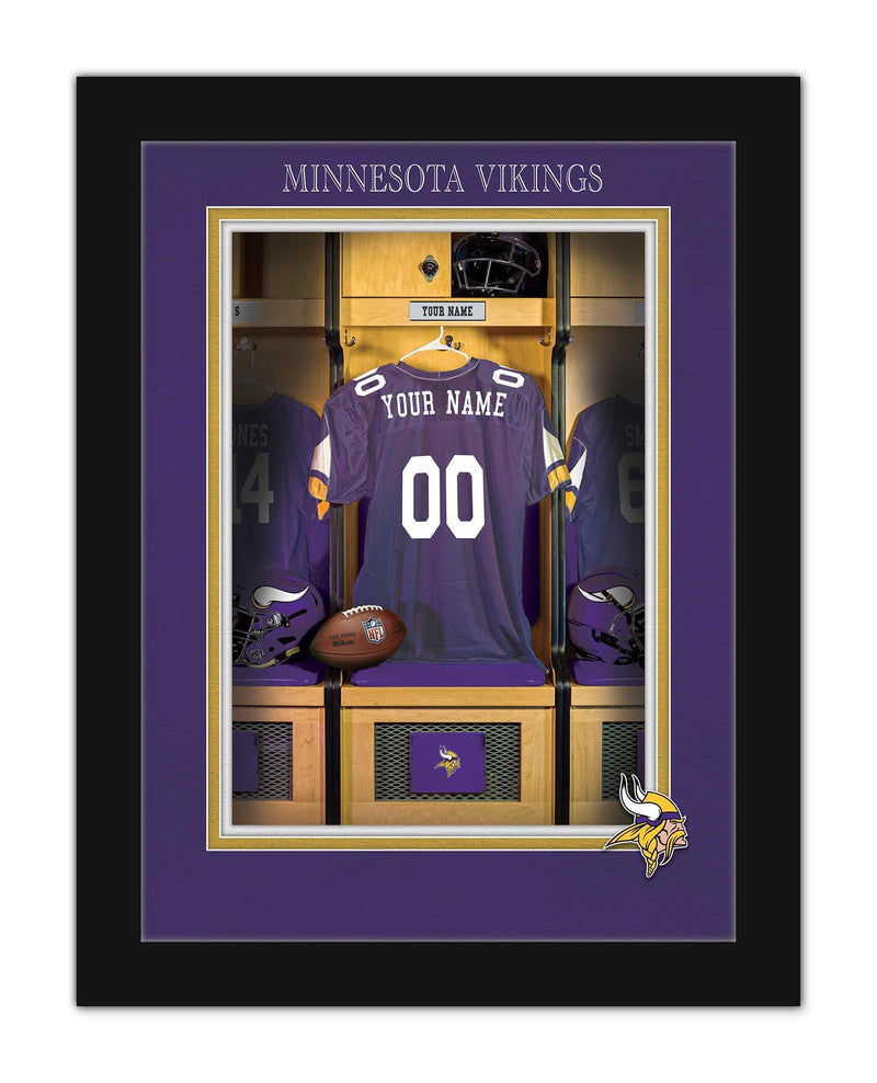 Load image into Gallery viewer, Fan Creations Ultimate NFL Locker Room Custom Jersey Framed Print
