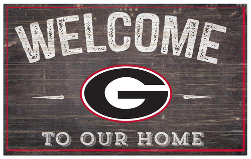 Fan Creations Home Decor University of Georgia   11x19in Welcome Sign