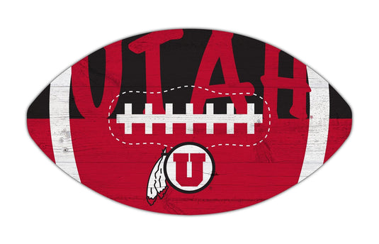 Fan Creations Home Decor Utah City Football 12in