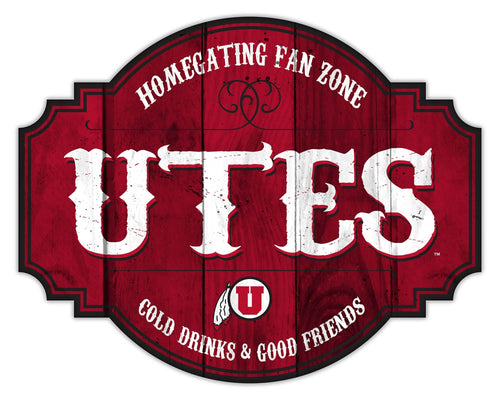 Fan Creations Home Decor Utah Homegating Tavern 12in Sign
