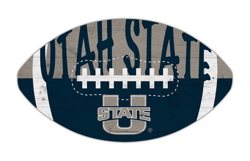 Fan Creations Home Decor Utah State City Football 12in