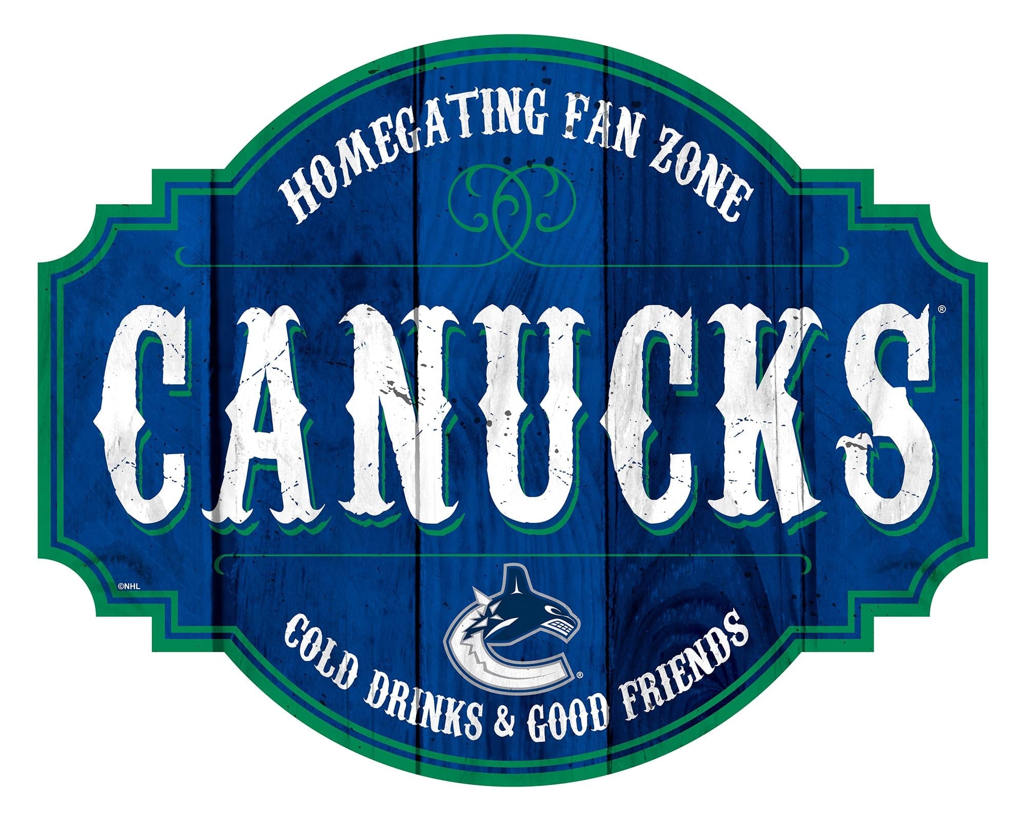  NHL Vancouver Canucks Logo Home Business Office Sign