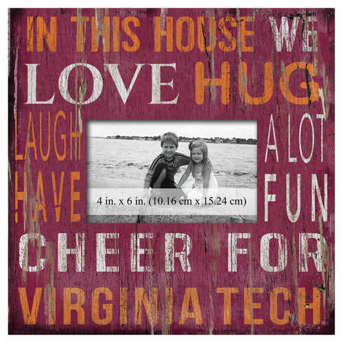 Fan Creations Home Decor Virginia Tech  In This House 10x10 Frame
