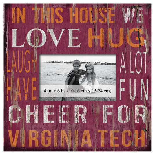 Fan Creations Home Decor Virginia Tech  In This House 10x10 Frame