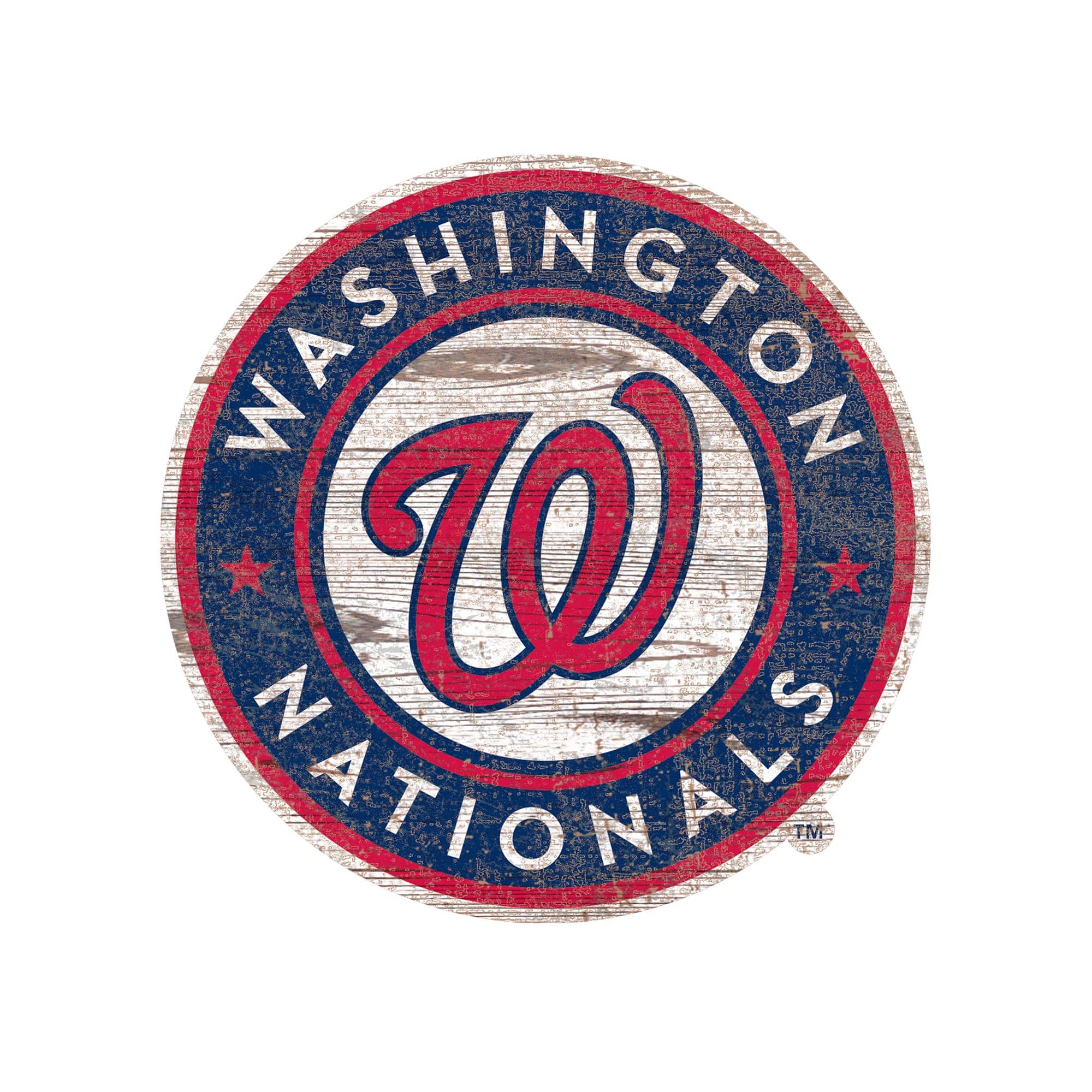 Fan Creations MLB Washington Nationals 24 in. Distressed Wooden