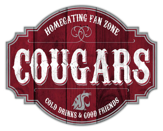 Fan Creations Home Decor Washington State Homegating Tavern 12in Sign