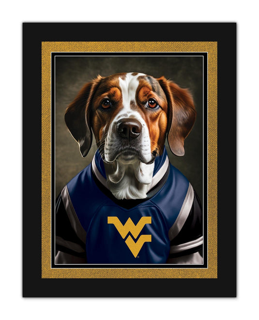 Fan Creations Wall Decor West Virginia Dog in Team Jersey 12x16