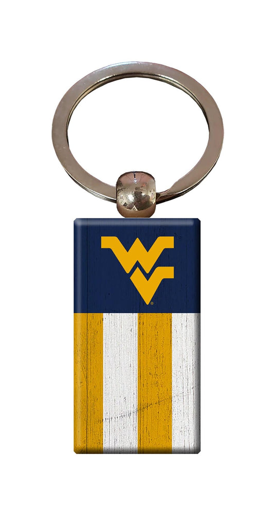 Fan Creations Home Decor West Virginia  Rectangle Flag Keychain