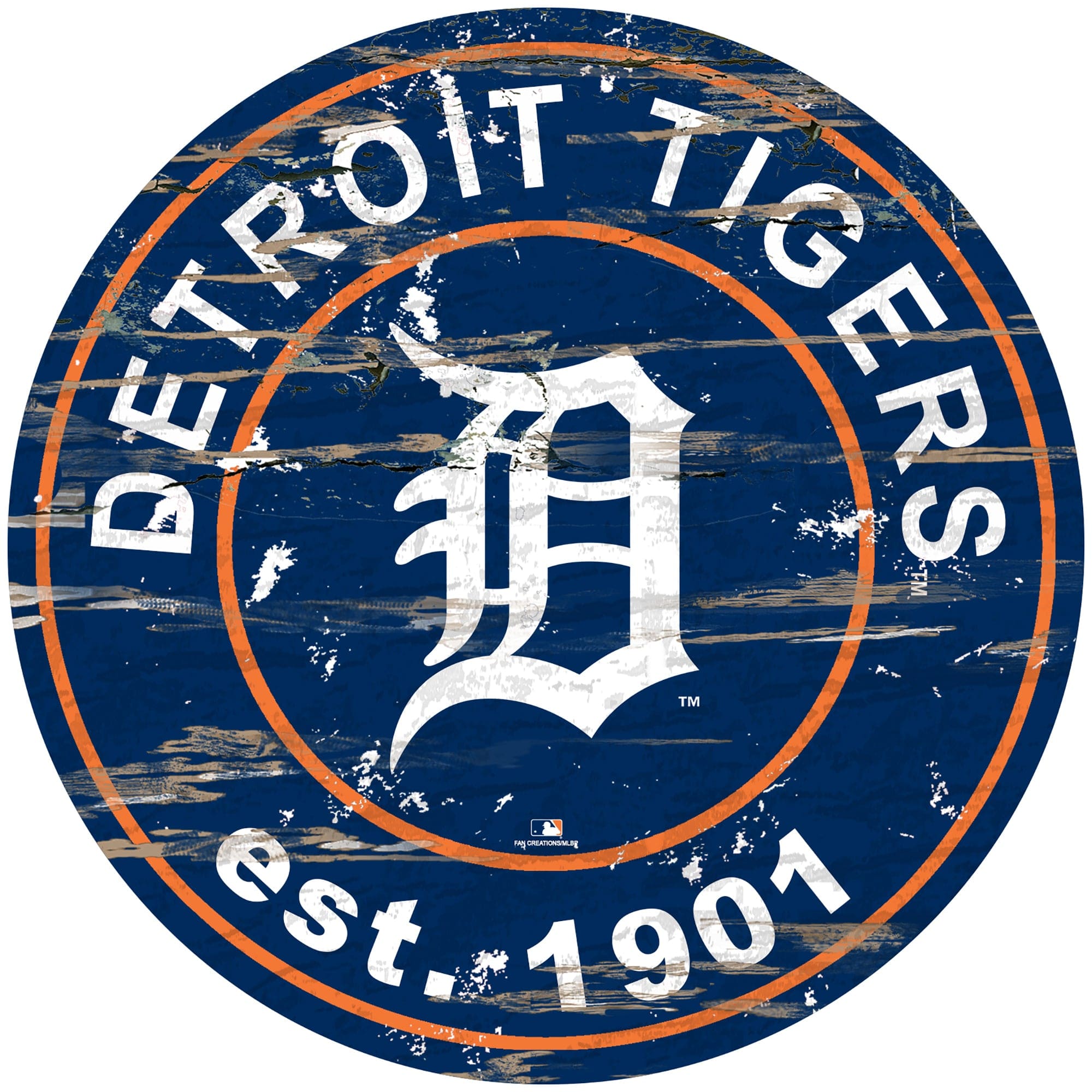 Detroit Tigers Distressed 24