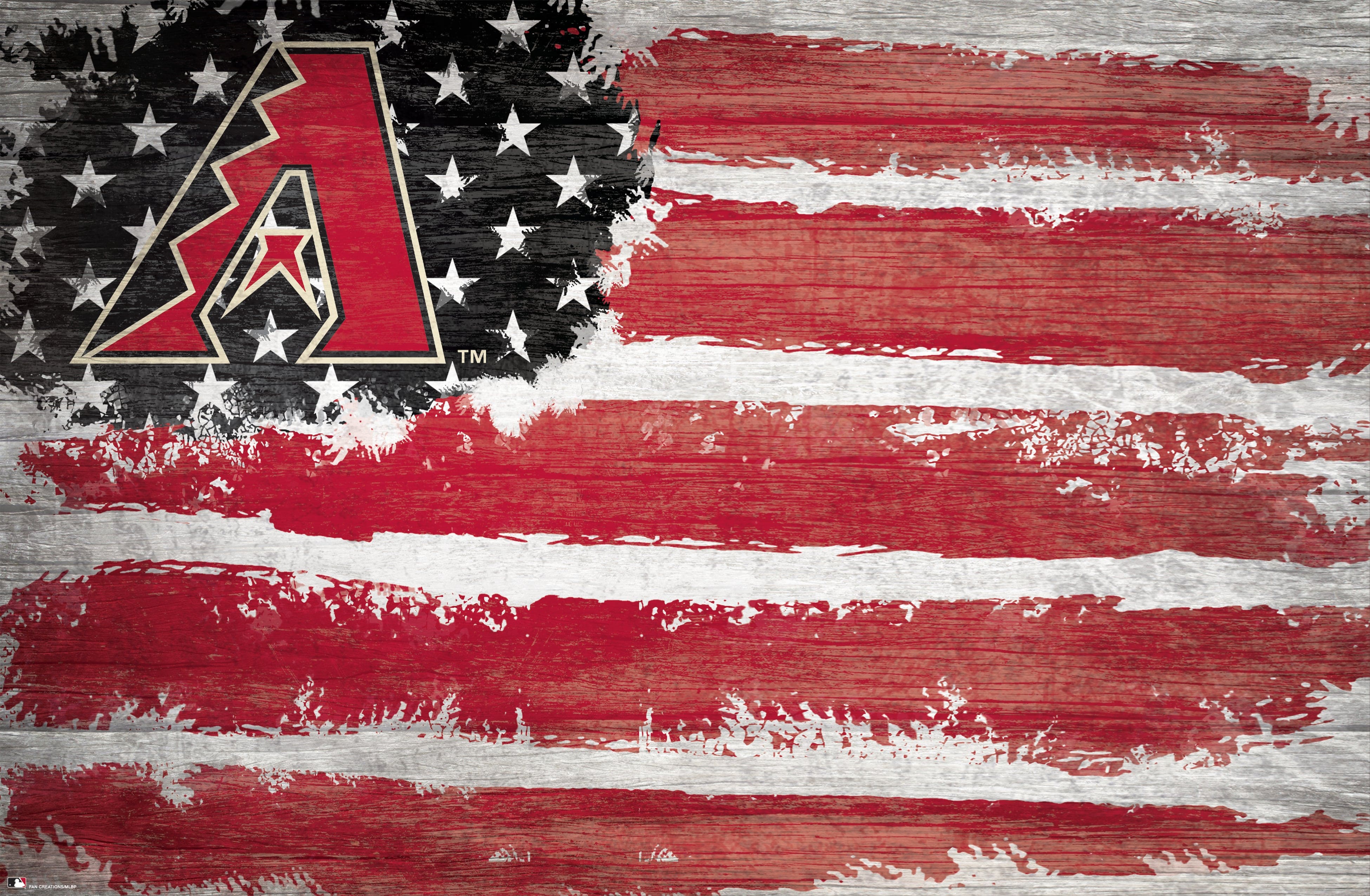 Arizona Diamondbacks Flag 17x26 – Fan Creations GA, image size:3900x2550