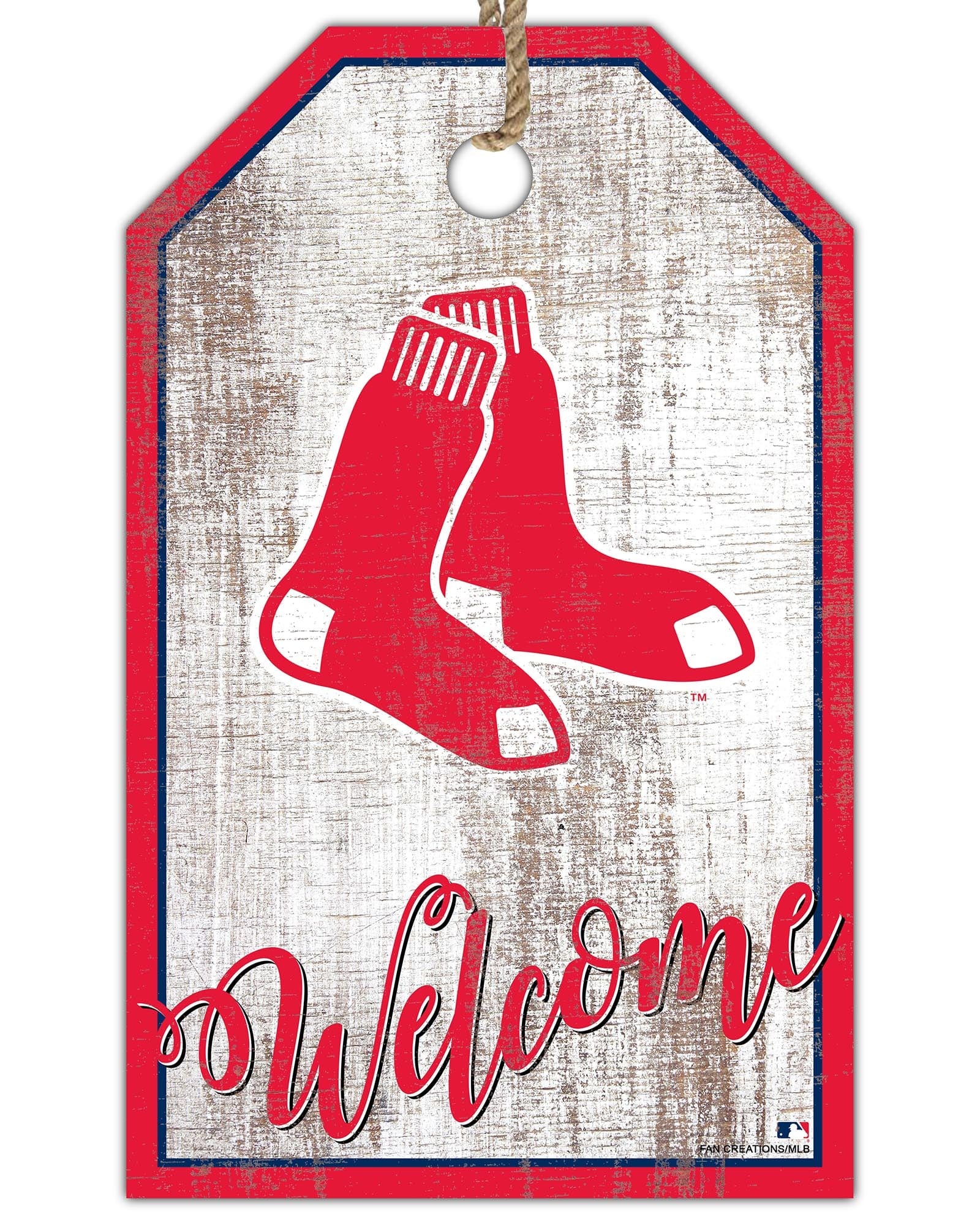Boston Red Sox Welcome 11x19 Tag – Fan Creations GA, image size:1600x2000