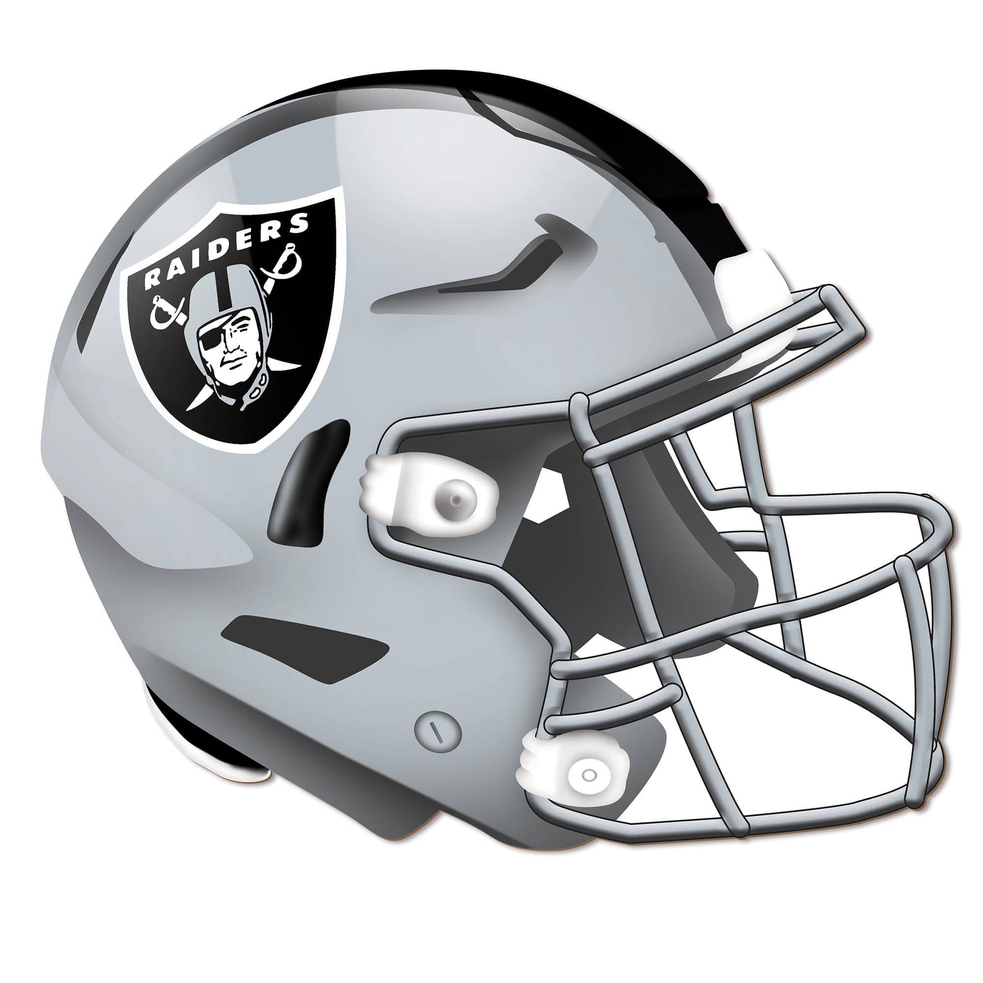 bigfoot a football helmet that Las Vegas Raiders Helmet Cutout 24in – Fan Creations GA